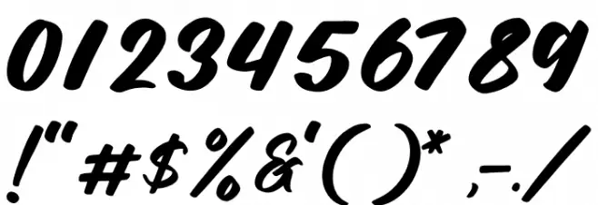 Billionstar Font OTHER CHARS