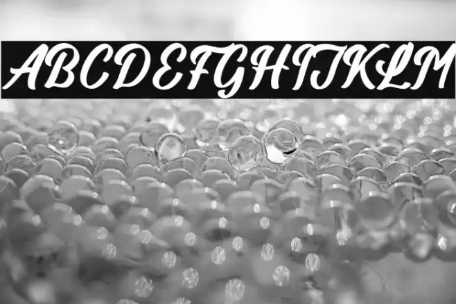 Billionstar Font examples