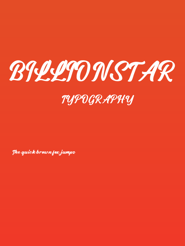 Billionstar Poster