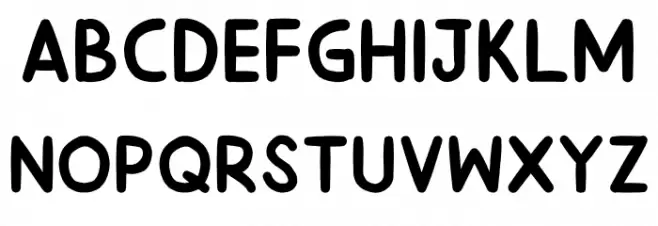 Billiony Font UPPERCASE