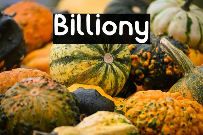 Billiony Example 1