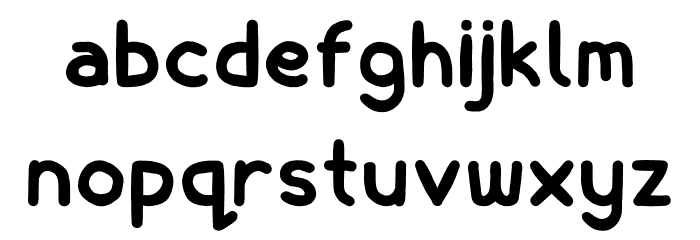 Billiony Font LOWERCASE
