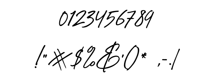 Billistone Font OTHER CHARS