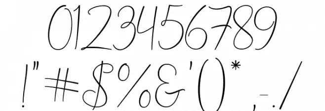 Billkia Font OTHER CHARS