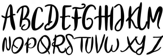 Billmate Schriftart Groß