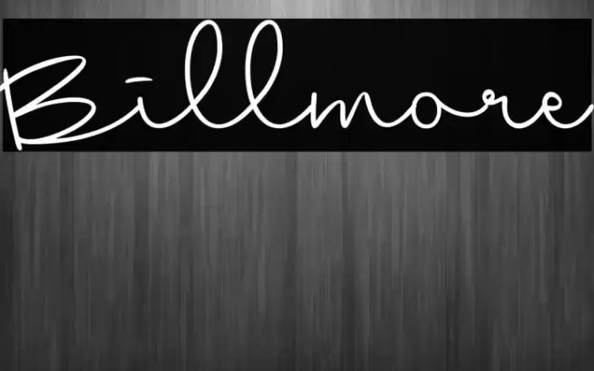 Billmore Font examples