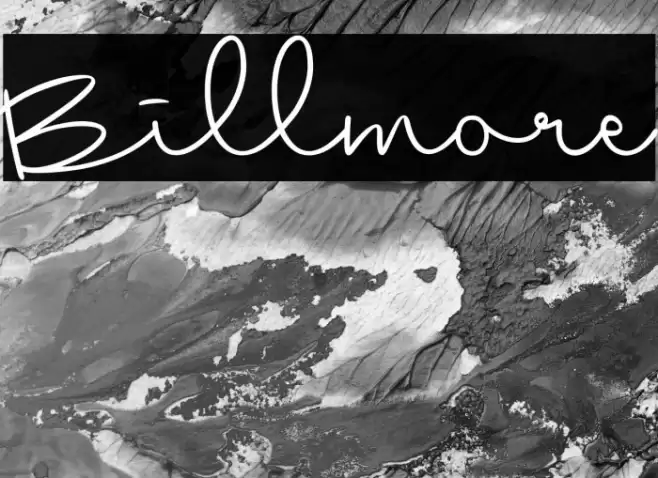 Billmore Font examples