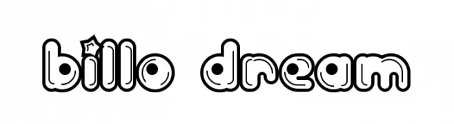 Billo Dream  les polices de caractères gratuit tlcharger