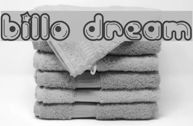 Billo Dream Font examples