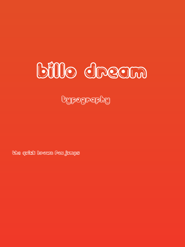 Billo Dream Poster