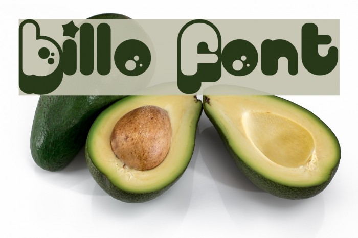 Billo Font examples