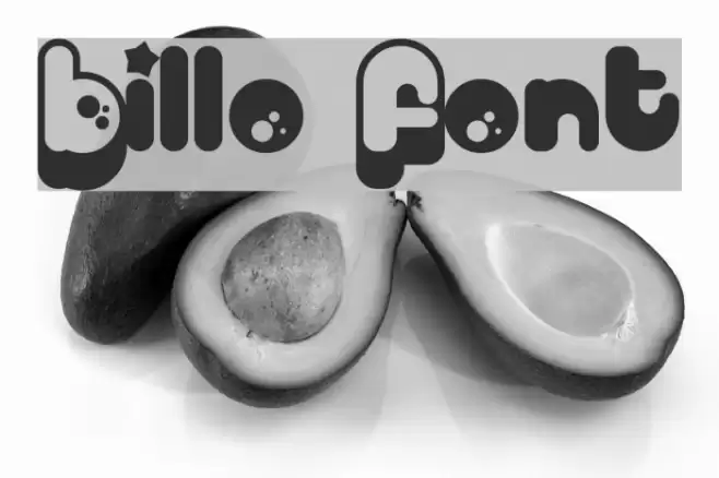 Billo Font examples