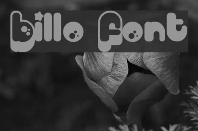 Billo Font examples