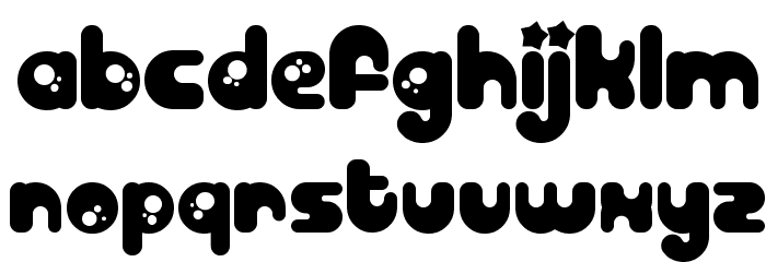 Billo Font LOWERCASE