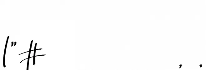 Billortte Two_Regular Font OTHER CHARS