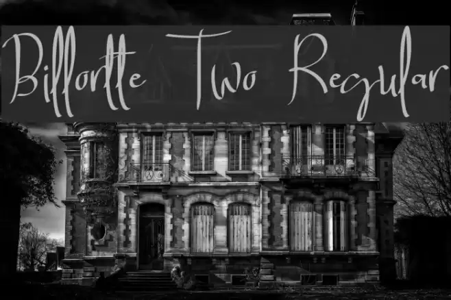 Billortte Two_Regular Font examples