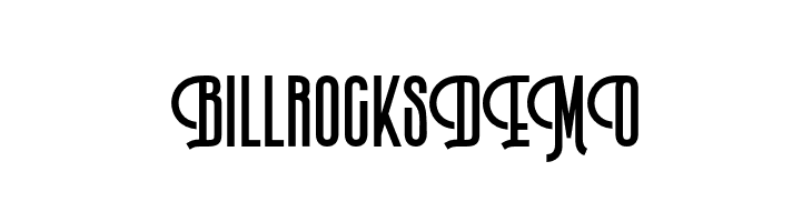 BillrocksDEMO  font caratteri gratis