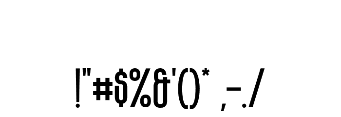 BillrocksDEMO Font OTHER CHARS