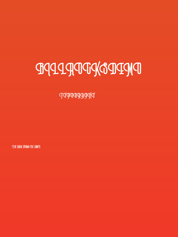 BillrocksDEMO Poster