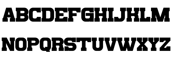 Bills Mafia Font LOWERCASE