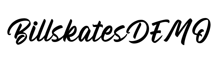 BillskatesDEMO  Descarca Fonturi Gratis