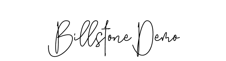 Billstone Demo  Frei Schriftart Herunterladen