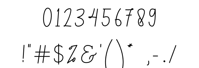 Billstone Demo Font OTHER CHARS