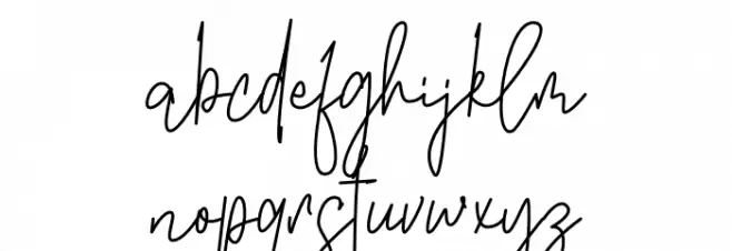 Billstone Demo 字体 小写