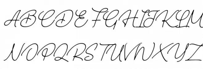 Billstone Signature Personal Use Only Font Litere mari