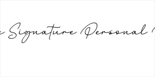 Billstone Signature Personal Use Only Logo