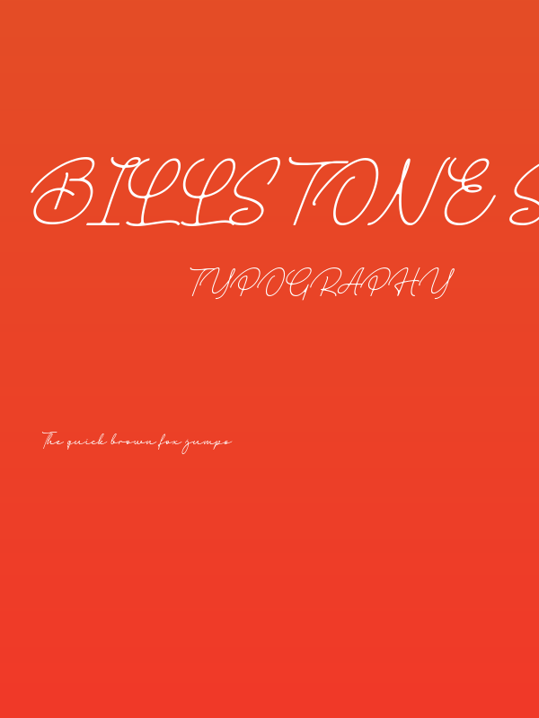 Billstone Signature Personal Use Only Poster