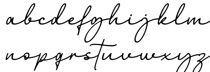 Billstone Signature Personal Use Only Schriftart Kleinbuchstaben