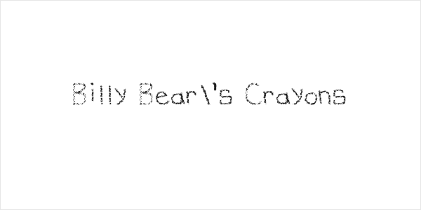 Billy Bear's Crayons Logo