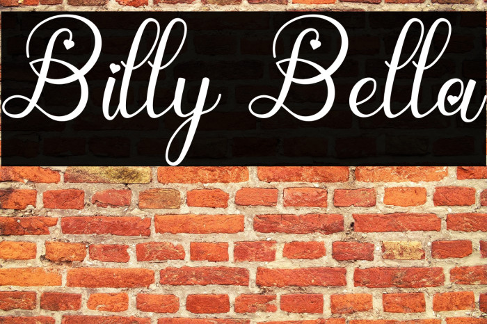 Billy Bella Example 3