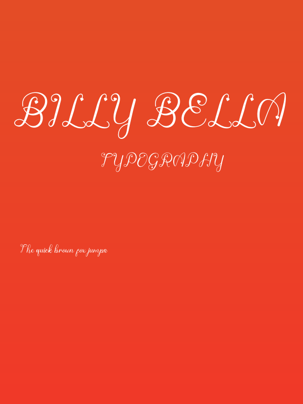 Billy Bella Poster