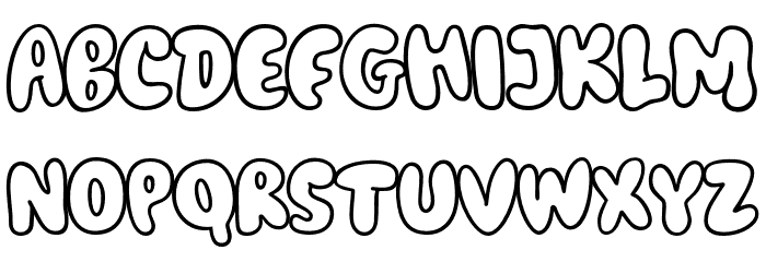 Billy Bounce Font LOWERCASE