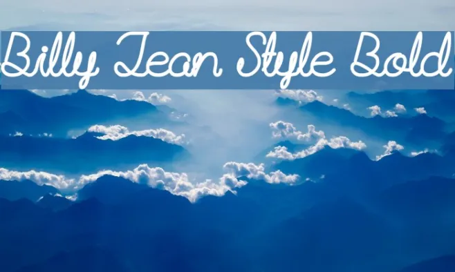 Billy Jean Style Bold Example 2