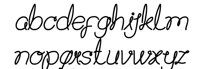 Billy Jean Style Font LOWERCASE