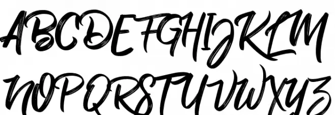 Billy Ohio Font UPPERCASE