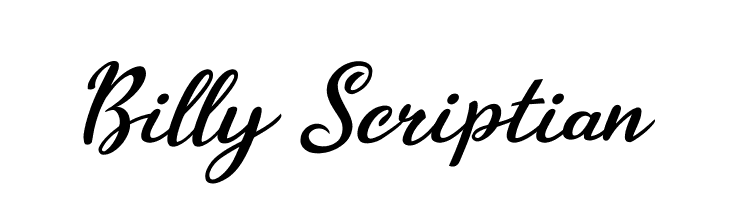 Billy Scriptian Шрифта