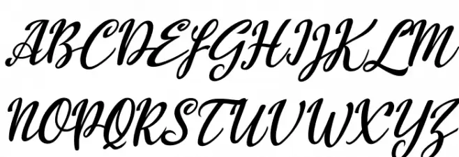 Billy Scriptian Schriftart Groß