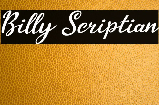 Billy Scriptian Example 2