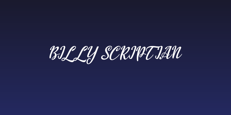 Billy Scriptian Social Header