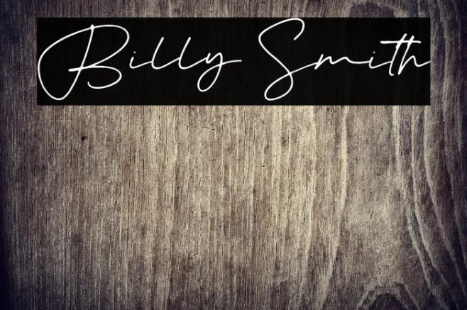 Billy Smith Example 1