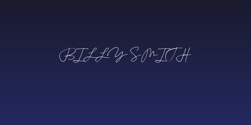 Billy Smith Social Header
