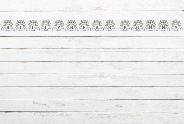 BillyBear Bunny Font examples