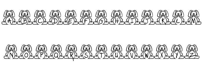 BillyBear EasterFont Font LOWERCASE