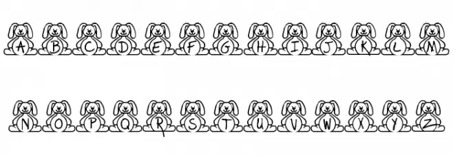BillyBear EasterFont Font LOWERCASE