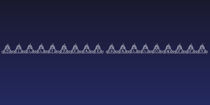 BillyBear Halloween Social Header