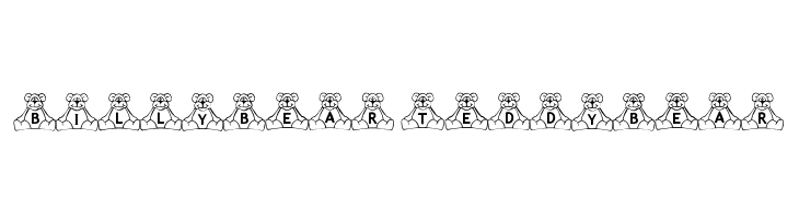 BillyBear TeddyBear Font